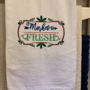 Kitchen dish towel. Large flour sack towel